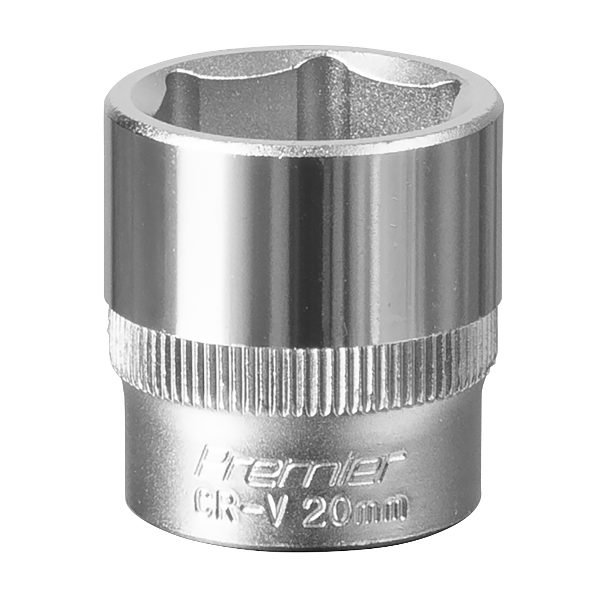 Sealey WallDrive Socket Tool 20mm 3/8" Square Drive Chrome Vanadium Steel S3820