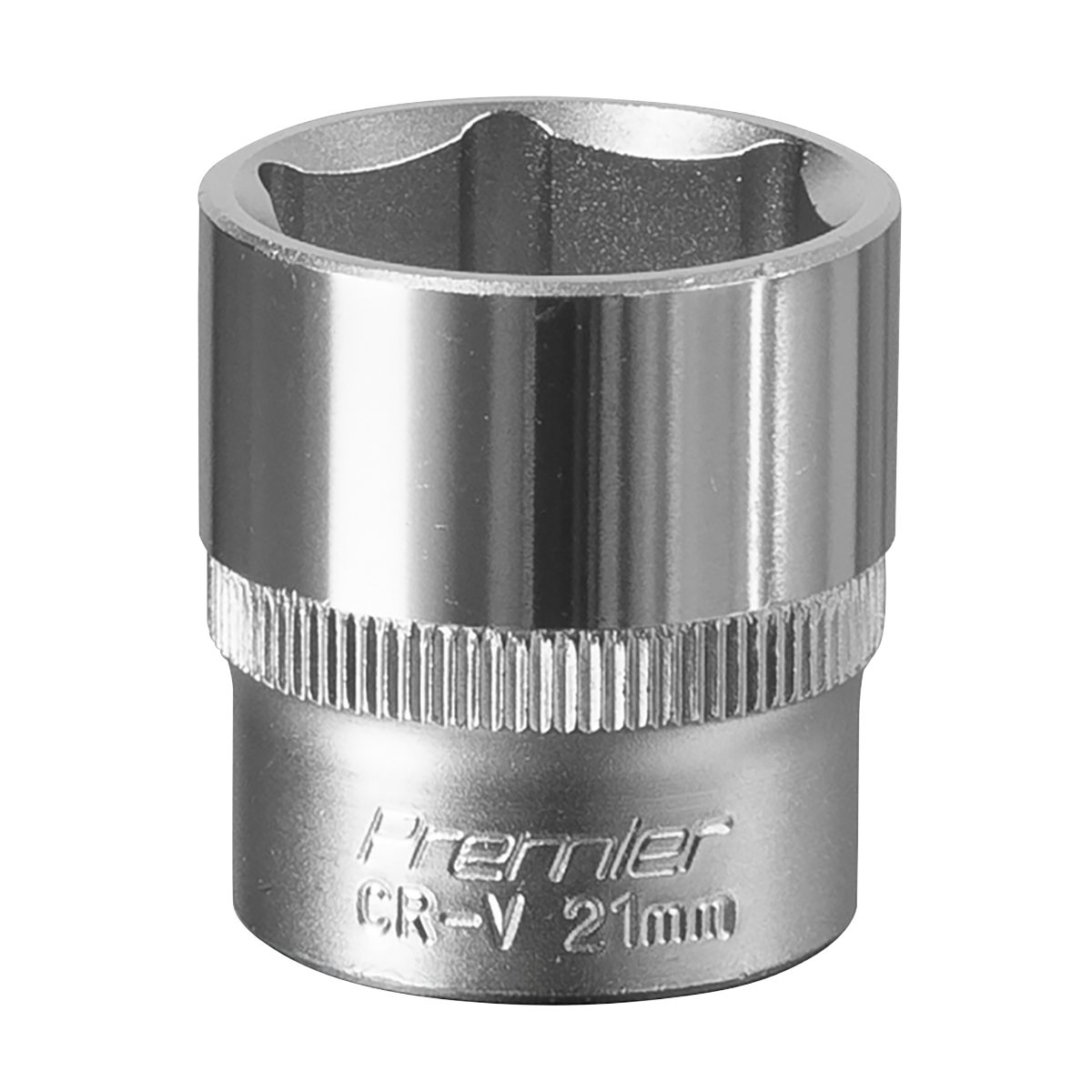 Sealey WallDrive Socket Tool 21mm 3/8" Square Drive Chrome Vanadium Steel S3821
