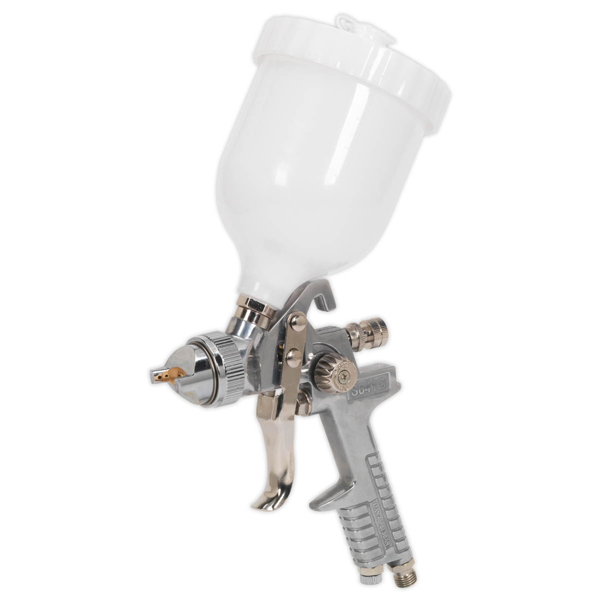 Sealey Spray Gun Gravity Feed 1.4mm Set-Up With Steel Needle & Nozzle S641G