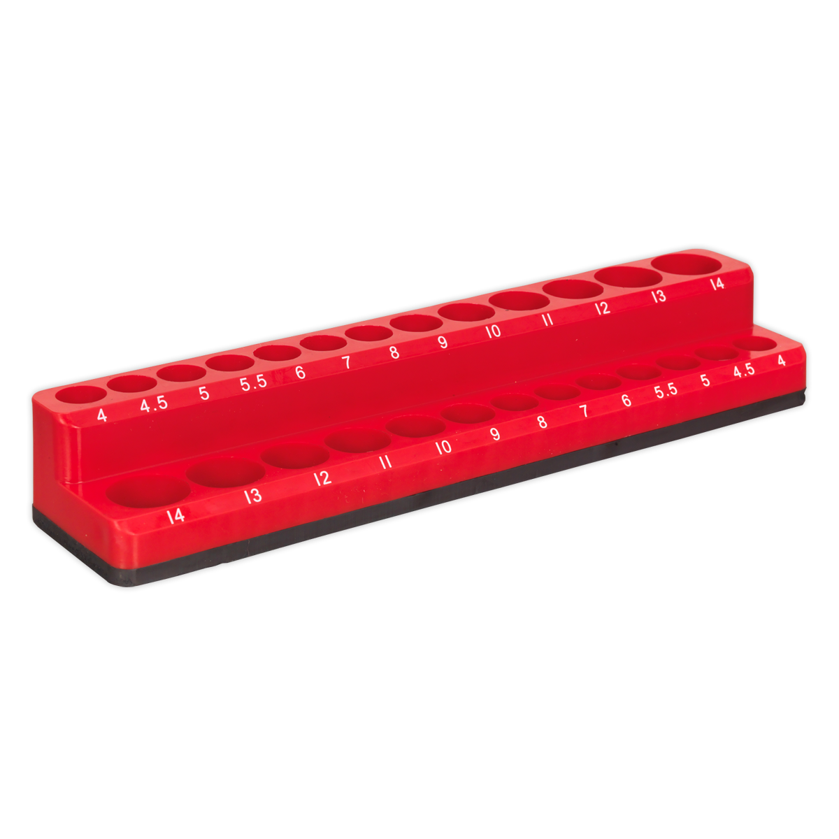 Sealey Premier Socket Holder 26 Capacity Magnetic 1/4" Square Drive AK27085