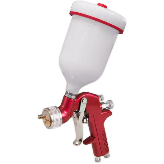 Sealey Gravity Feed Spray Gun 2-Stage Trigger Control 1.4mm Set-Up S714G