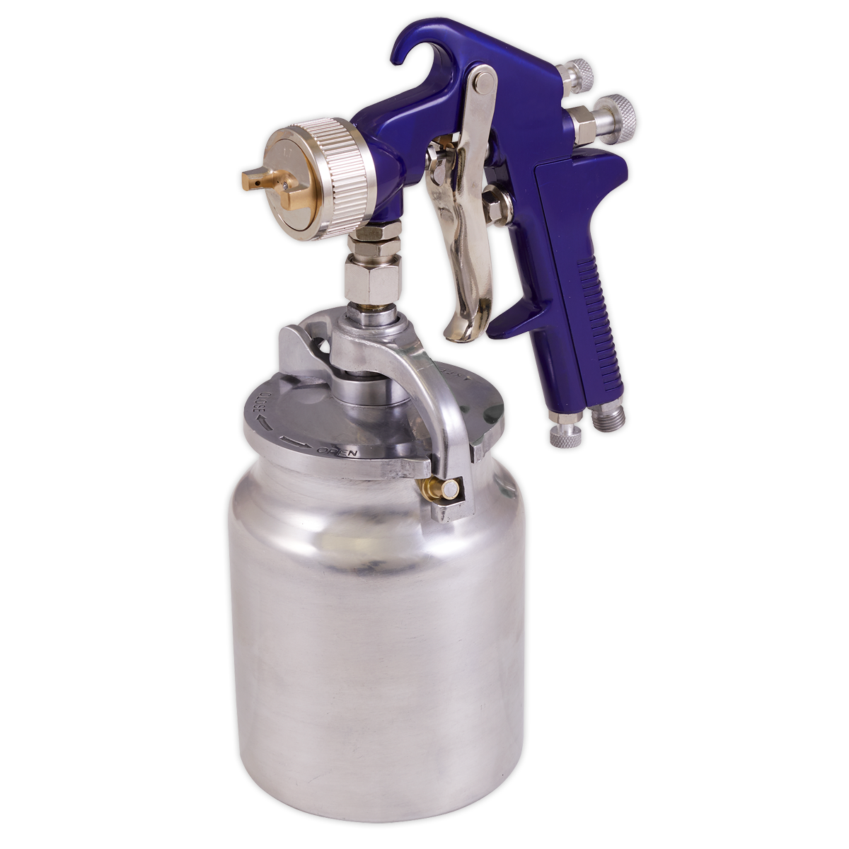 Sealey Suction Feed Spray Gun 1.7mm Set-Up Maintenance Tools Included S717