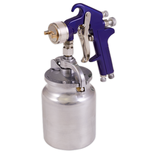 Sealey Suction Feed Spray Gun 1.7mm Set-Up Maintenance Tools Included S717