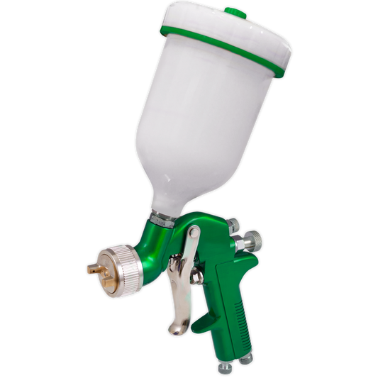 Sealey Gravity Feed Spray Gun 2-Stage Trigger Control 1.7mm Set-Up S717G