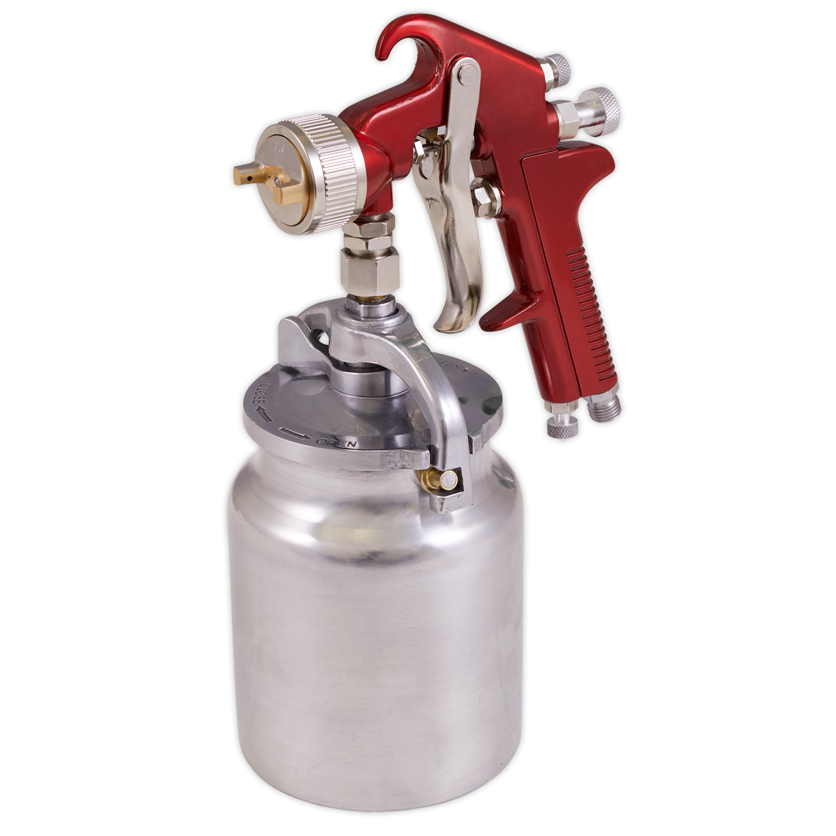 Sealey Suction Feed Spray Gun 2mm Set-Up Maintenance Tools Included S720