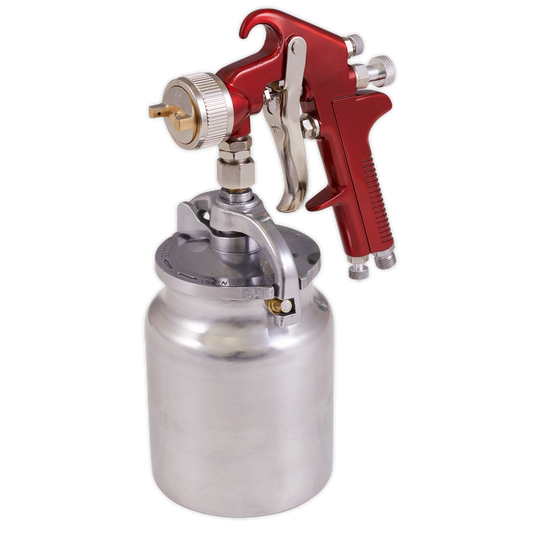Sealey Suction Feed Spray Gun 2mm Set-Up Maintenance Tools Included S720
