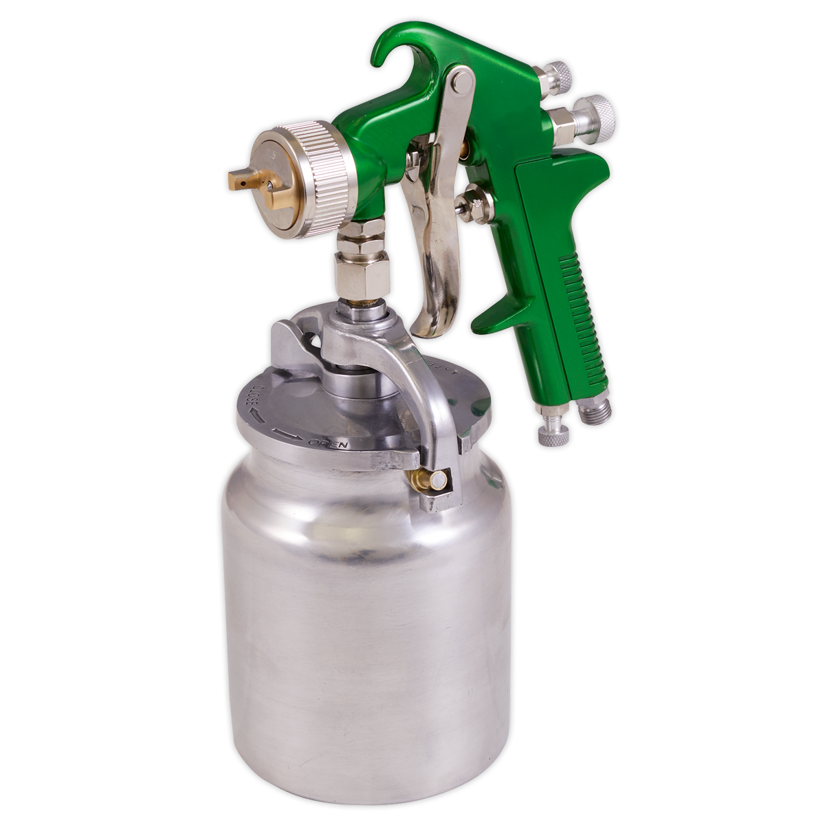 Sealey Suction Feed Spray Gun 2.5mm Set-Up Maintenance Tools Included S725