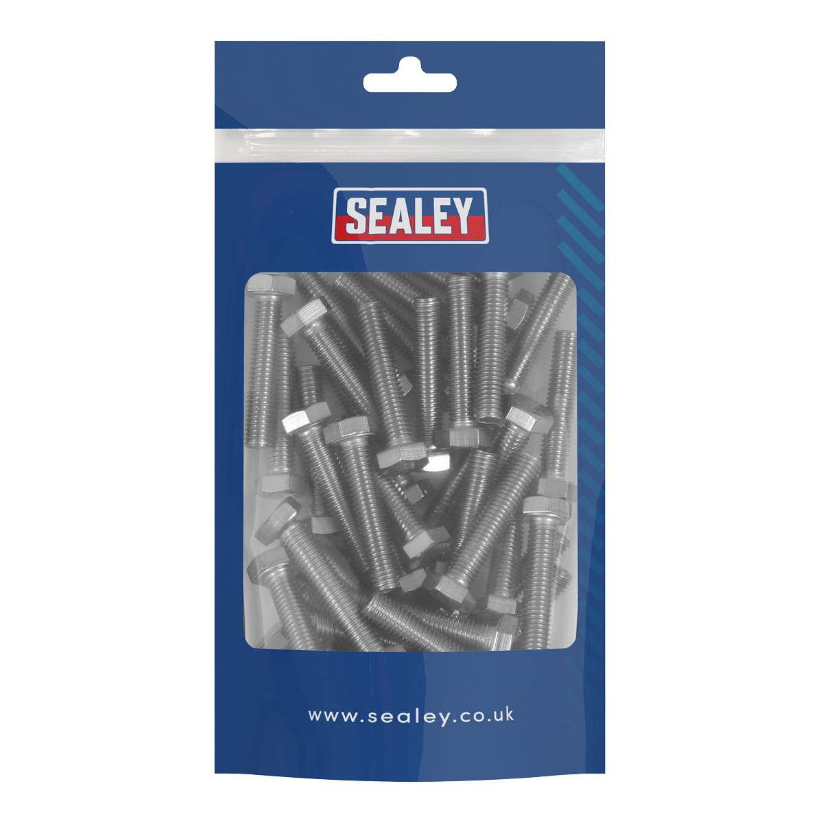 Sealey Stainless Steel Set Screw Din 933 M8 x 1.25 Pitch 50 Pieces S840S
