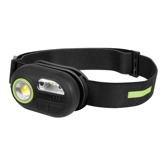 Sealey 3W COB LED & 1W SMD LED Rechargeable Headlight With Auto-Sensor HT300R