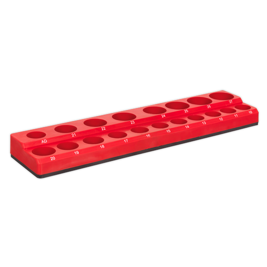 Sealey Premier Socket Holder 19 Capacity Magnetic 1/2" Square Drive AK27087