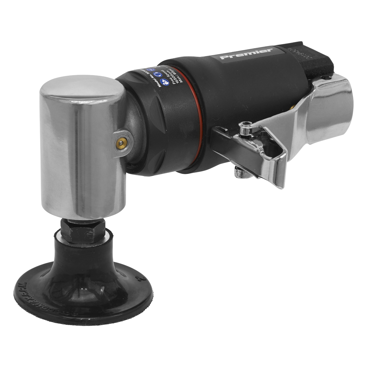 Sealey Mini Air Sander With Quick Change Backing Pad and Wrenches 50mm SA1003