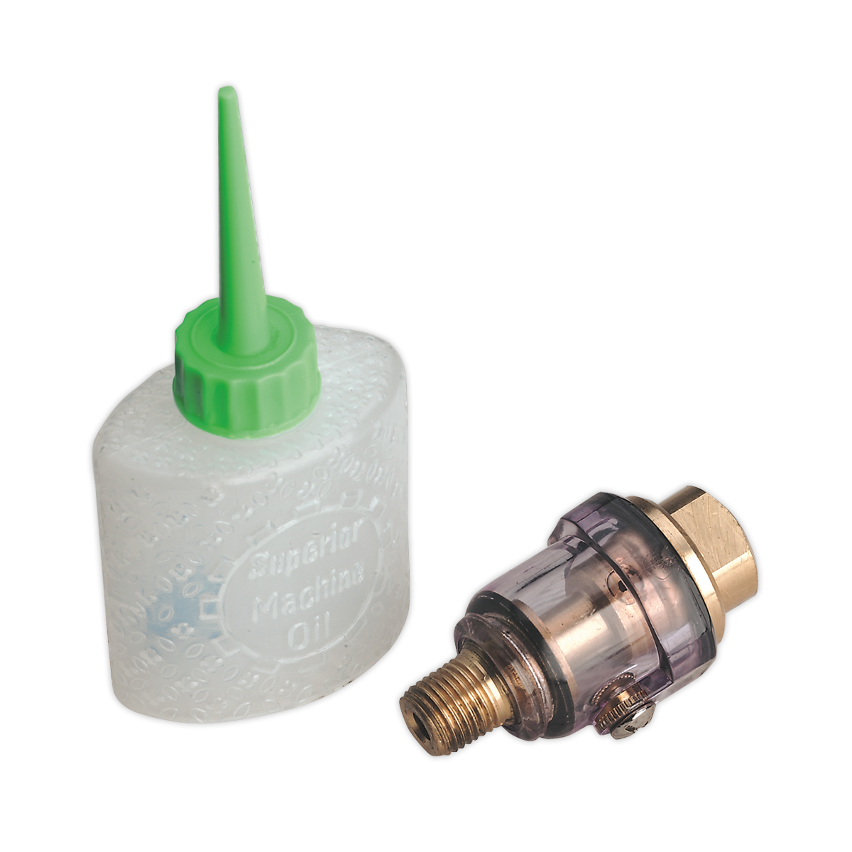 Sealey Mini Oiler For 1/4" BSP Inlet Tools Supplied With Filler Bottle SA111