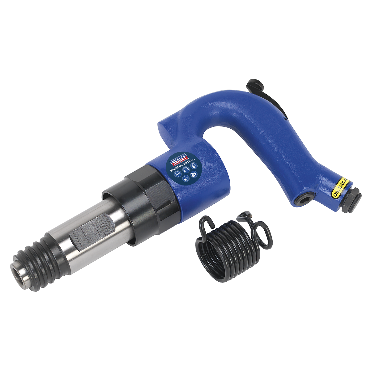 Sealey Air Chipping Hammer Industrial With Heavy Duty Alloy Handle SA120
