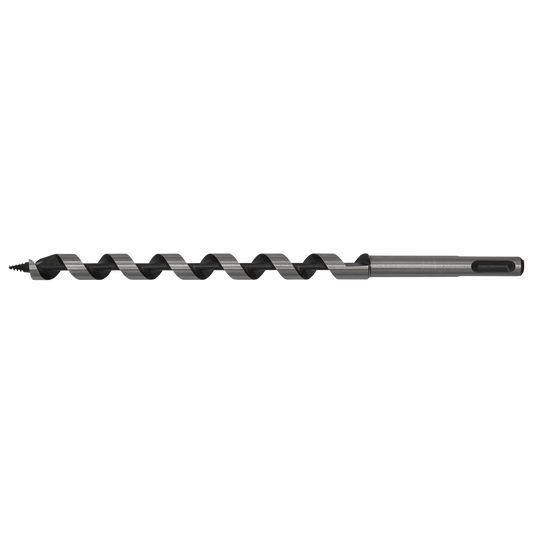 Sealey SDS Plus Auger Wood Drill Fully Hardened 12 x 235mm Silver SA12X235