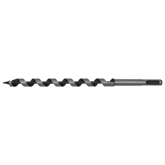 Sealey SDS Plus Auger Wood Drill Fully Hardened 13 x 235mm Silver SA13X235