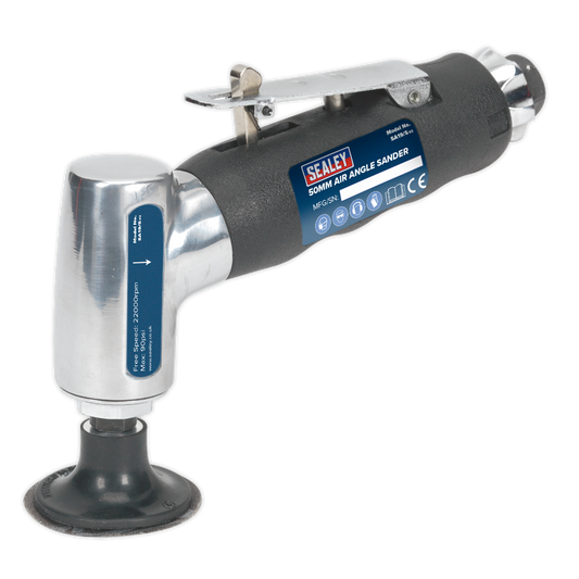 Sealey Air Angle Sander 18000RPM 10CFM 1/4" BSP Inlet Size 90PSI 50mm SA19/S