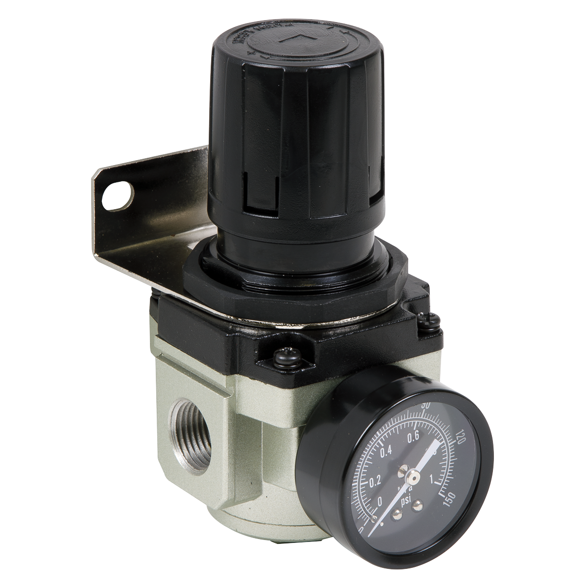 Sealey Air Regulator With Locking Control Knob Max Airflow 210cfm SA206R