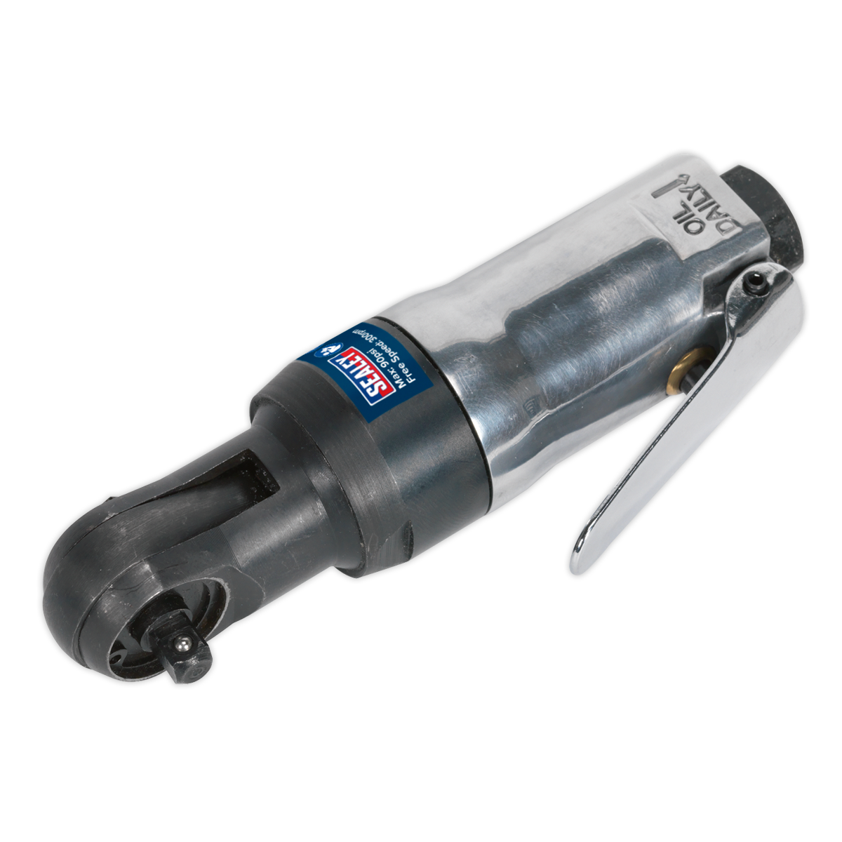 Sealey Ultra-Compact Air Ratchet Wrench 1/4" Square Drive Super Stubby SA230