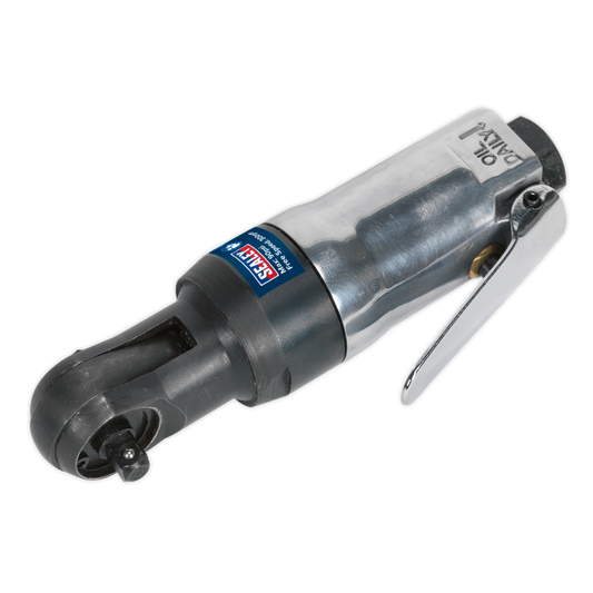 Sealey Ultra-Compact Air Ratchet Wrench 1/4" Square Drive Super Stubby SA230