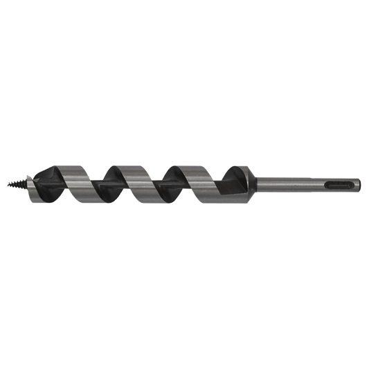 Sealey SDS Plus Auger Wood Drill 25 x 235mm Fully Hardened - Silver SA25X235
