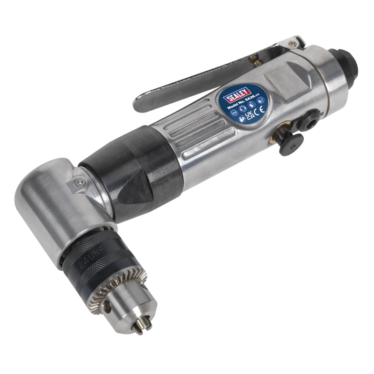 Sealey Ø10mm Air Angle Drill Reversible With 90° Planetary Gearbox SA26