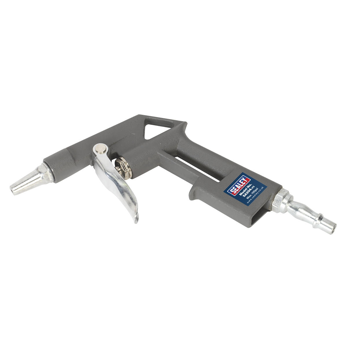 Sealey Air Blow Gun With Quick Release Connector & Short Type Nozzle SA304