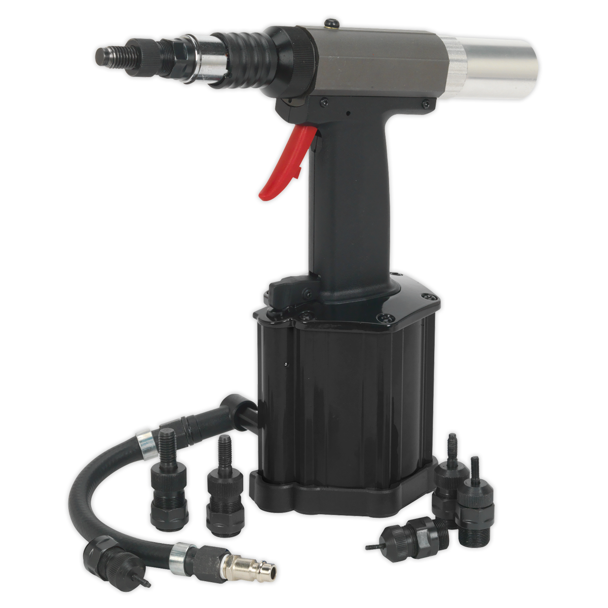 Sealey Air Hydraulic Nut Riveter Heavy Duty Vacuum System Trigger Operated SA317