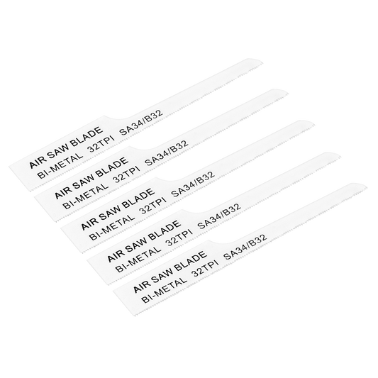 Sealey HSS Air Saw Blade Power Tool Accessory 32 TPI - Pack of 5 Pieces SA34/B32