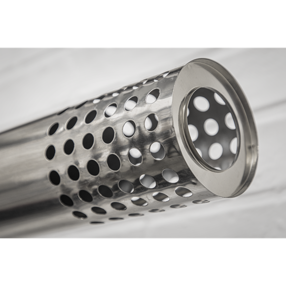 Sealey Ø100mm Stainless Steel Exhaust/Flue End Pipe For IR13/IR16 900mm IREX1