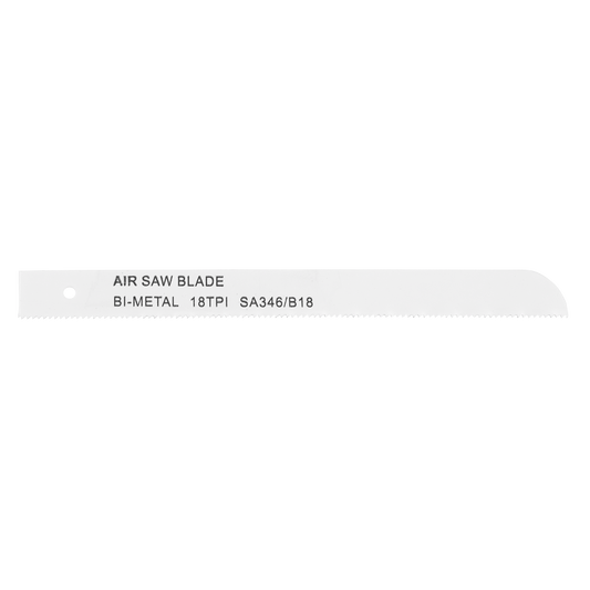Sealey HSS Air Saw Blade Power Tool Accessory 18 TPI Pack of 5 Pieces SA346/B18