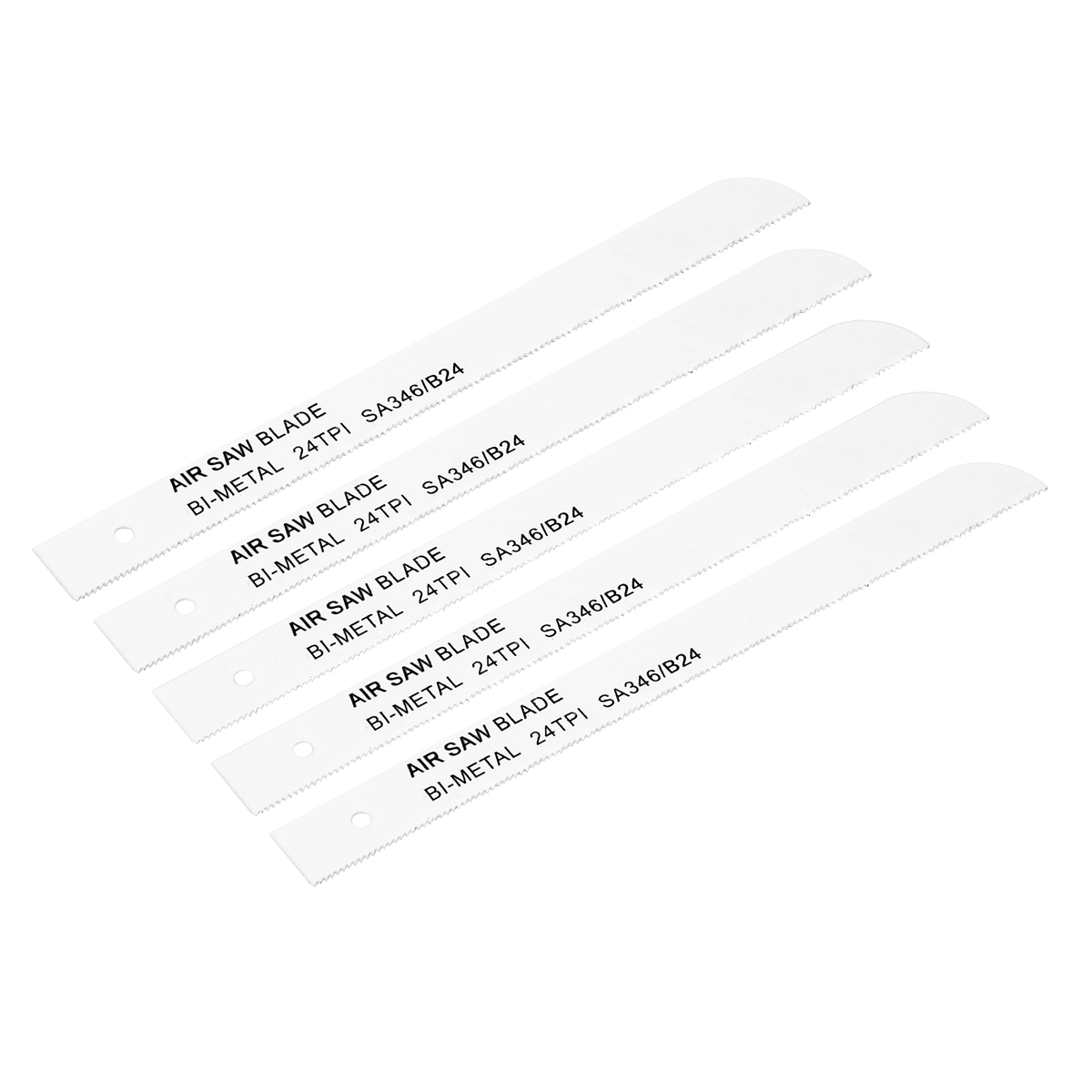 Sealey HSS Air Saw Blade Power Tool Accessory 24 TPI Pack of 5 Pieces SA346/B24