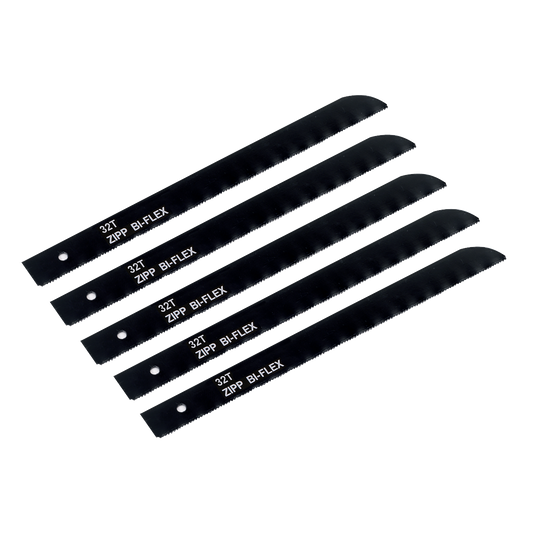 Sealey HSS Air Saw Blade Power Tool Accessory 32 TPI Pack of 5 Pieces SA346/B32