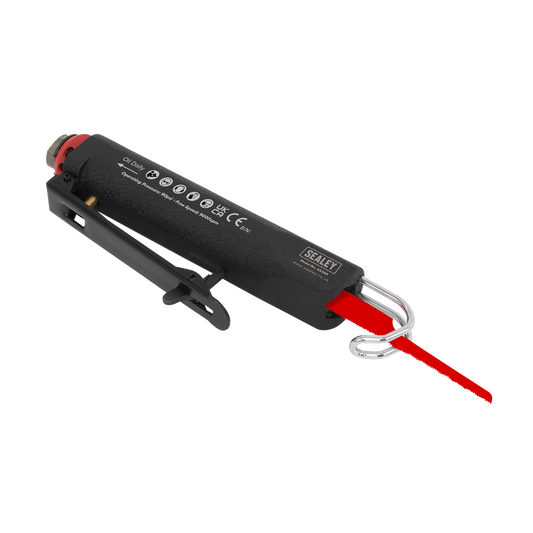 Sealey Reciprocating Air Saw With Safety Trigger Device Slim Body Bodyshop SA348