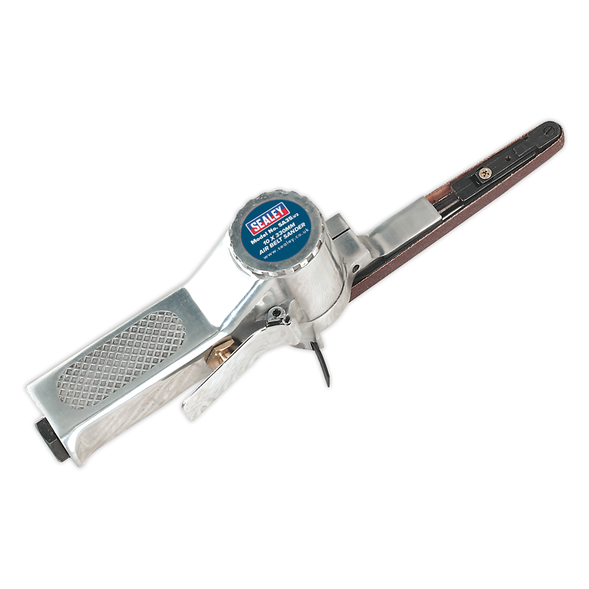 Sealey Air Belt Sander One-Handed Trigger Operation 10 x 330mm 1/4" BSP SA35