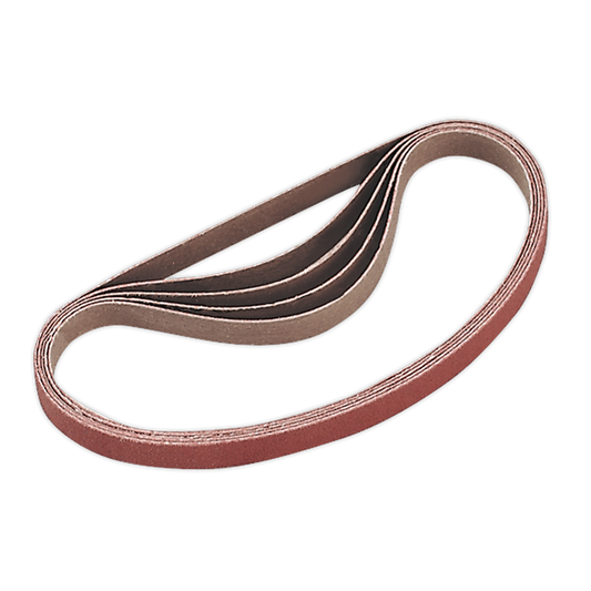 Sealey Sanding Belt Aluminium Oxide 120 Grit 10 x 330mm Pack of 5 Pcs SA35/B120G
