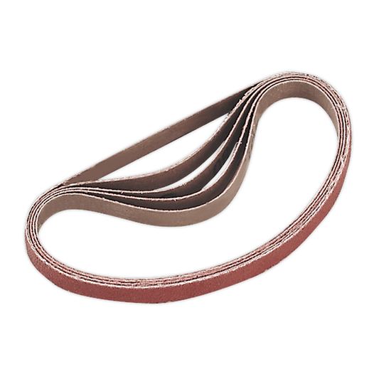 Sealey Sanding Belt Aluminium Oxide 80 Grit 10x330mm Pack of 5 Pieces SA35/B80G