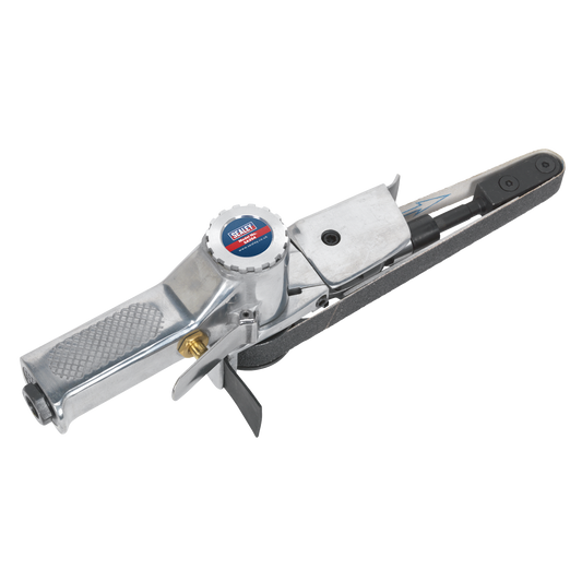 Sealey Air Belt Sander One-Handed Trigger Operation 20mm 16000RPM SA354