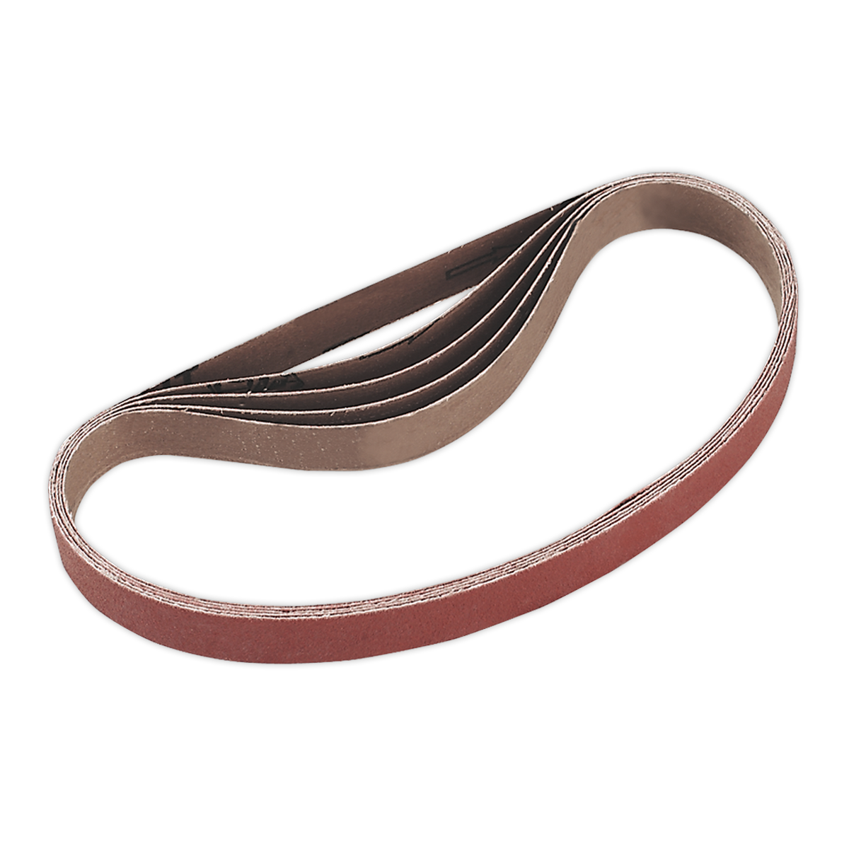 Sealey Sanding Belt Aluminium Oxide 100 Grit 20x520mm Pack of 5 Pcs SA355/B100G