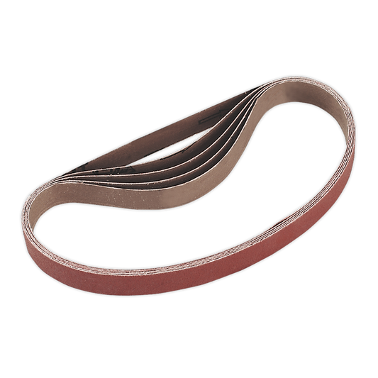 Sealey Sanding Belt Aluminium Oxide 100 Grit 20x520mm Pack of 5 Pcs SA355/B100G