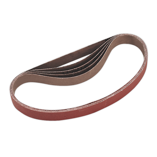Sealey Sanding Belt Aluminium Oxide 120 Grit 20 x 520mm x5 Pieces SA355/B120G