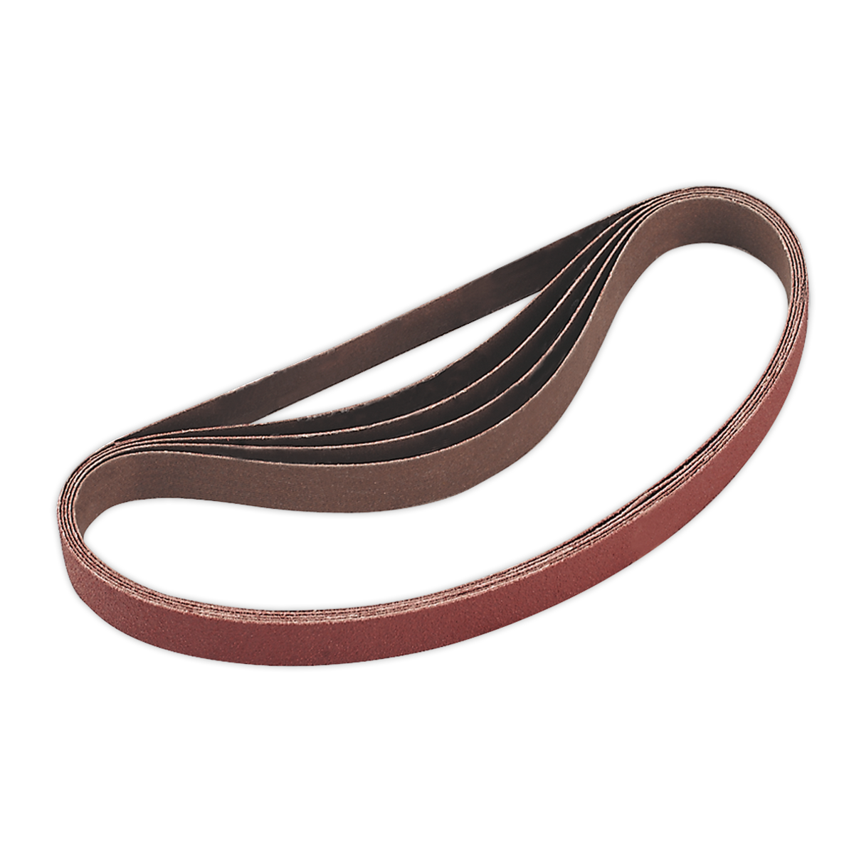 Sealey Sanding Belt Aluminium Oxide 80 Grit 20 x 520mm Pack of 5 Pcs SA355/B80G