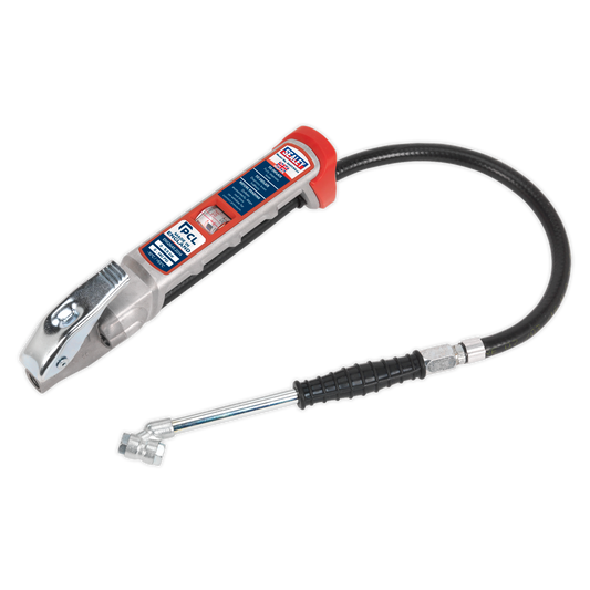 Sealey Professional Tyre Inflator With Twin Push-On Connector 0-9.6 Bar SA37/93