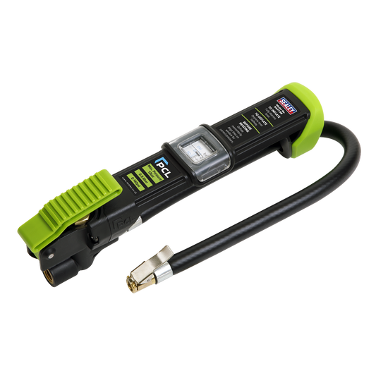 Sealey Clip On Connector Tyre Inflator Airlite Eco 255mm Flexible Hose SA37/98