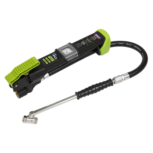 Sealey Twin Push On Connector Tyre Inflator Airlite Eco 205mm Hose SA37/99