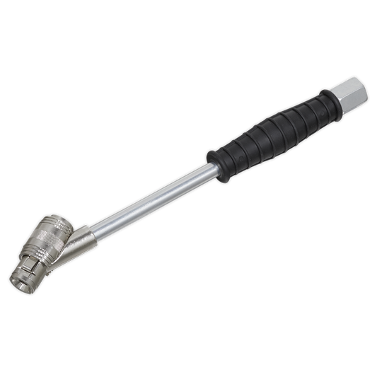 Sealey Connector Twin Clip-On Type For Tyre Inflators 1/4" BSP SA37/C/CLIP