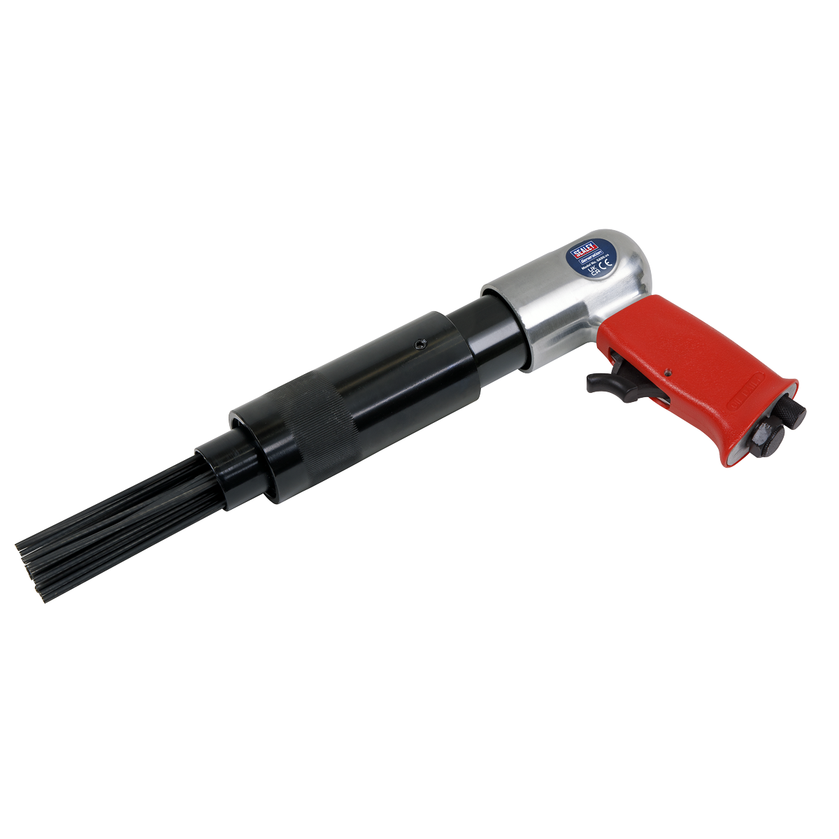 Sealey Air Needle Scaler With Variable Speed Trigger Control Rubber Grip SA50