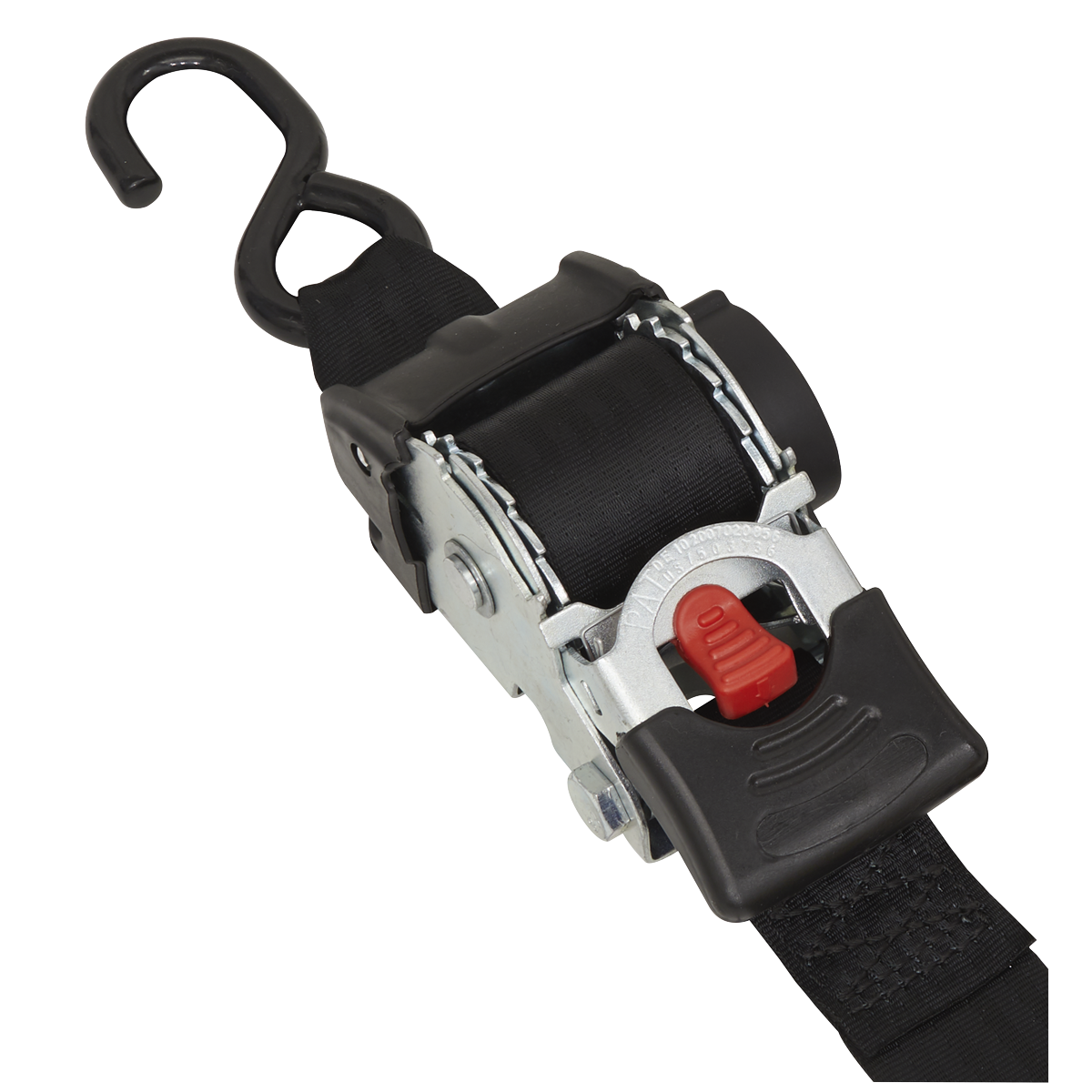 Sealey Auto Retractable Ratchet Tie Down 50mm x 3m 750kg Max Tension ATD50301