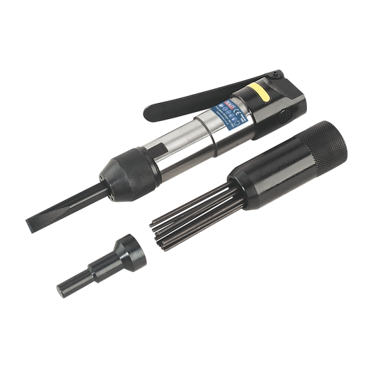 Sealey Air Needle Scaler/Flux Chipper With Palm Control Trigger Mechanism SA52