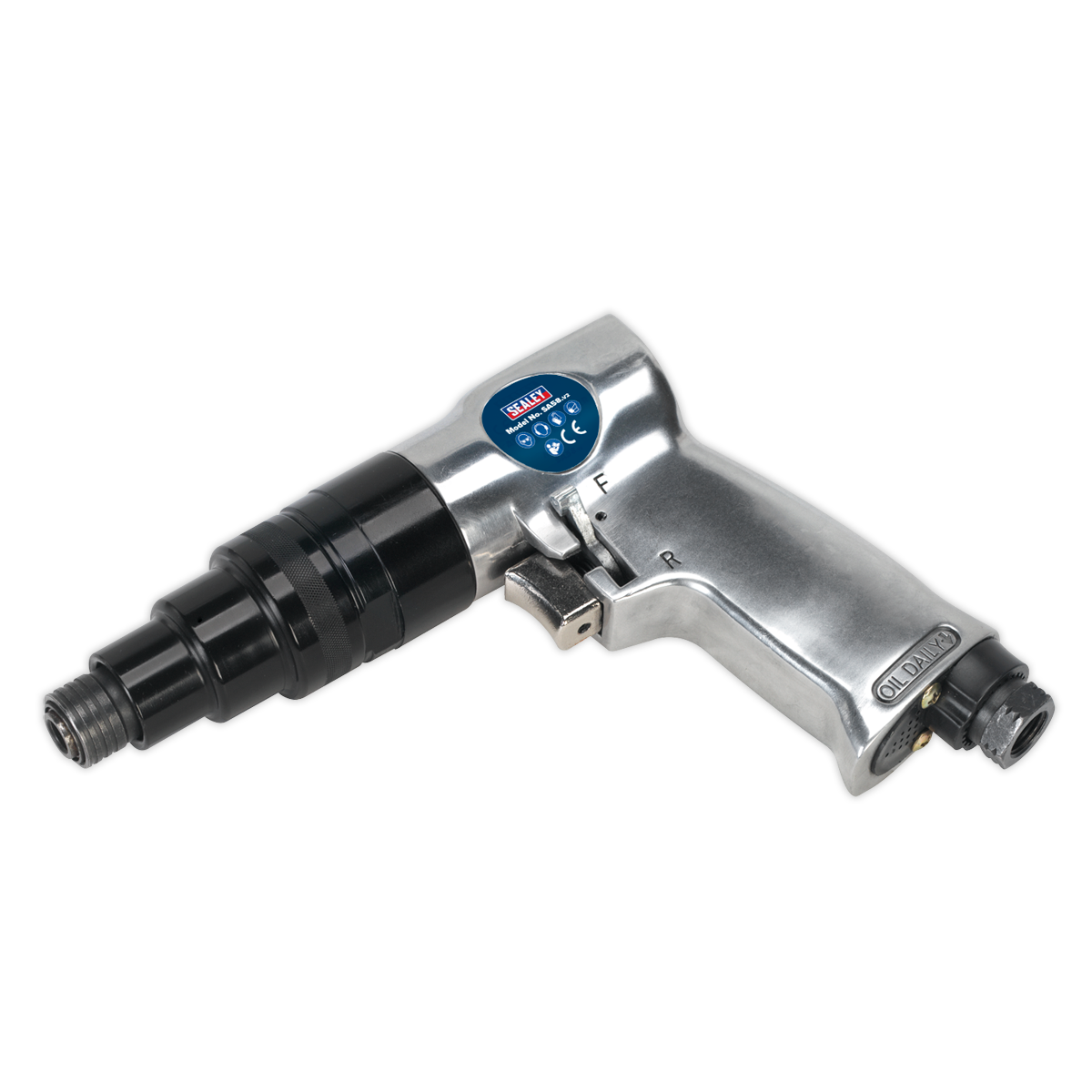 Sealey Pistol Grip Style Air Screwdriver With Reverse Control 1500 RPM SA58