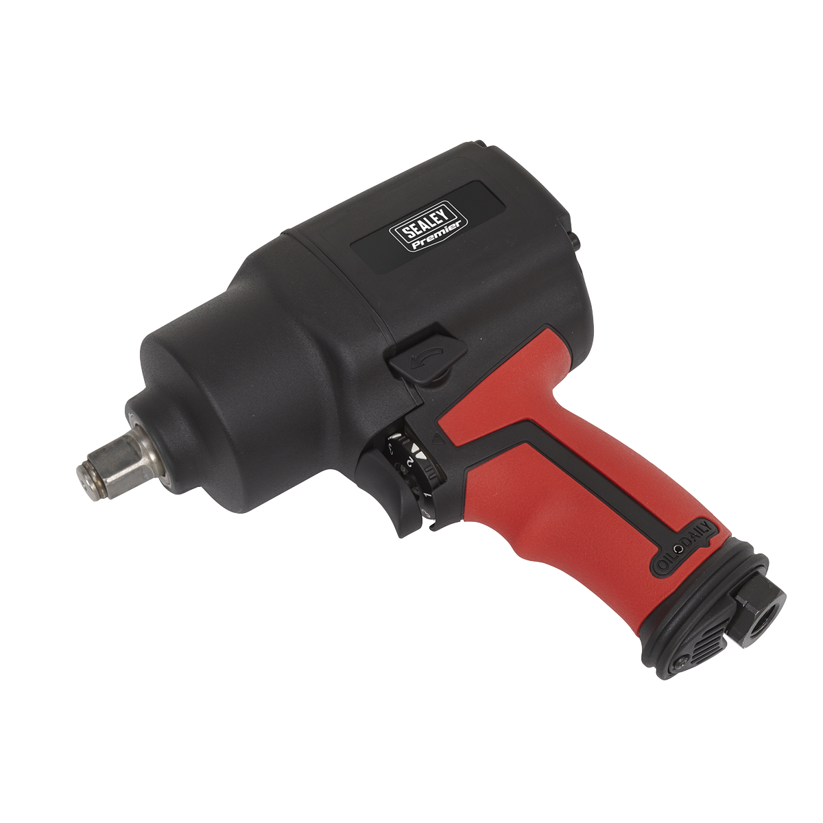 Sealey Air Impact Wrench 1/2" Square Drive Twin Hammer 5.4 CFM 7300 RPM SA6002
